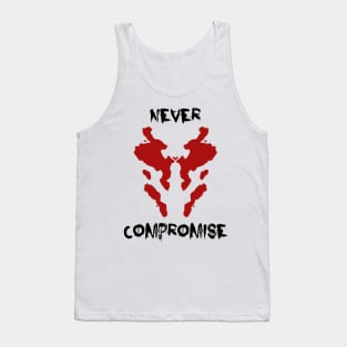 Rorschach Never Compromise Watchmen Tank Top